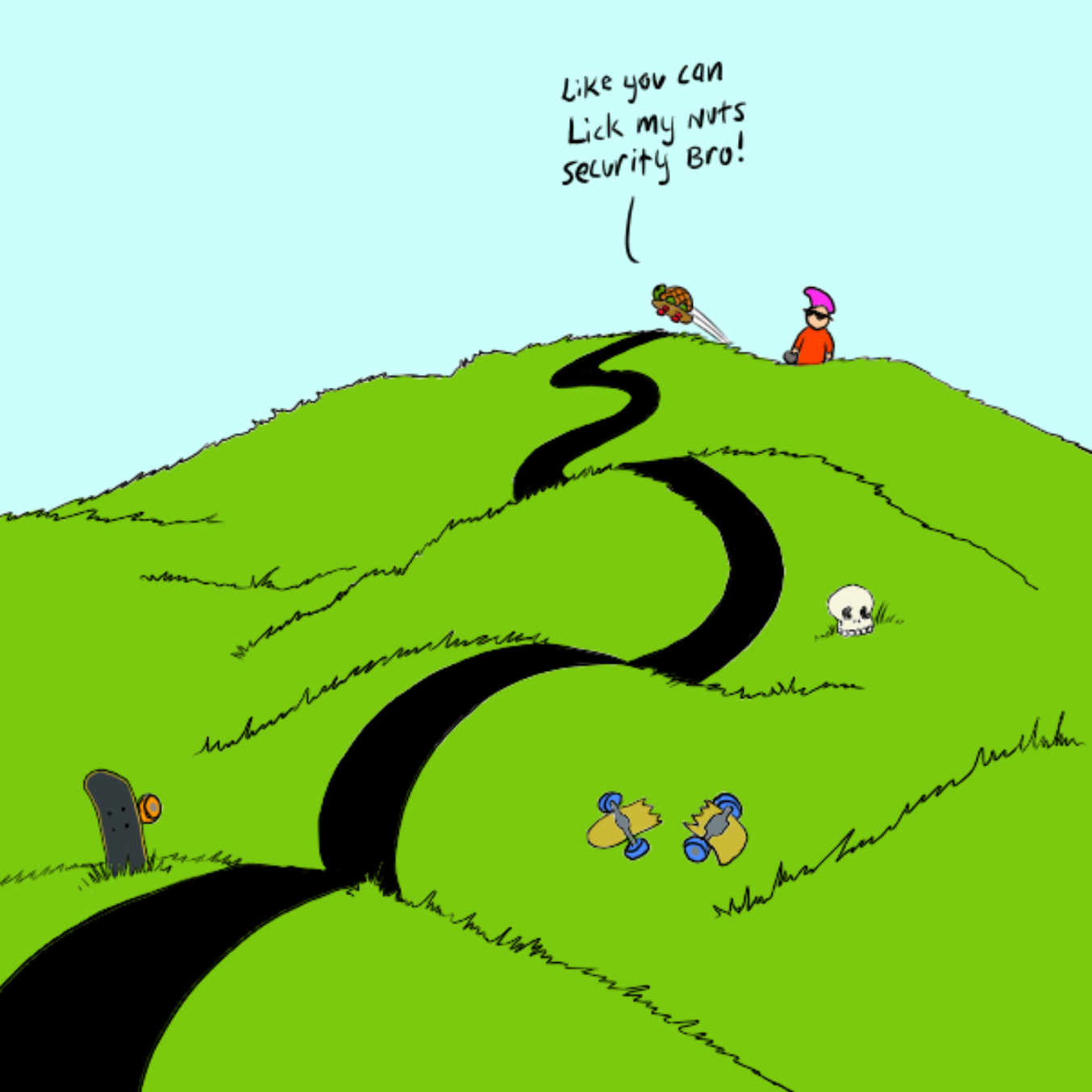  - Online Drawing Game Comic Strip Panel by Wizard Croissant