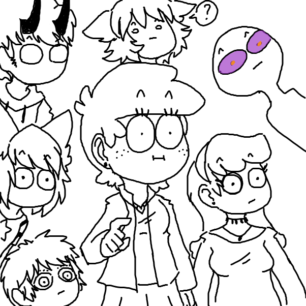  - Online Drawing Game Comic Strip Panel by Nephtys