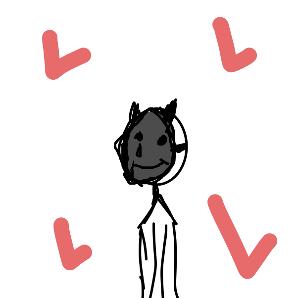 Drawing in Masked Personality by LizardPie34