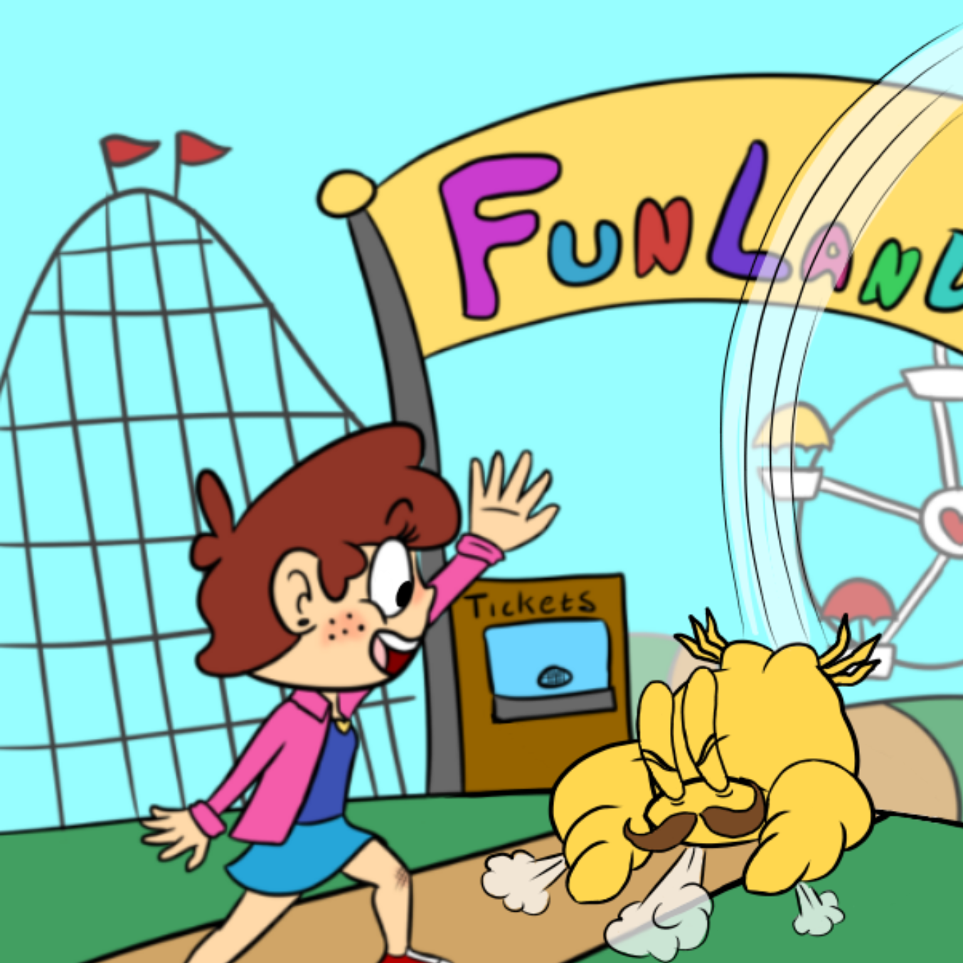  - Online Drawing Game Comic Strip Panel by Wizard Croissant