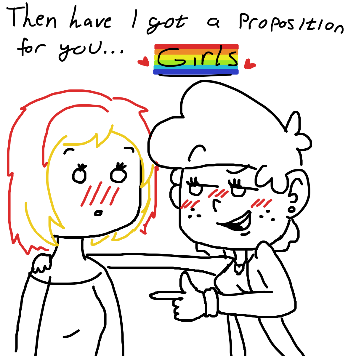  - Online Drawing Game Comic Strip Panel by CherryFlavored