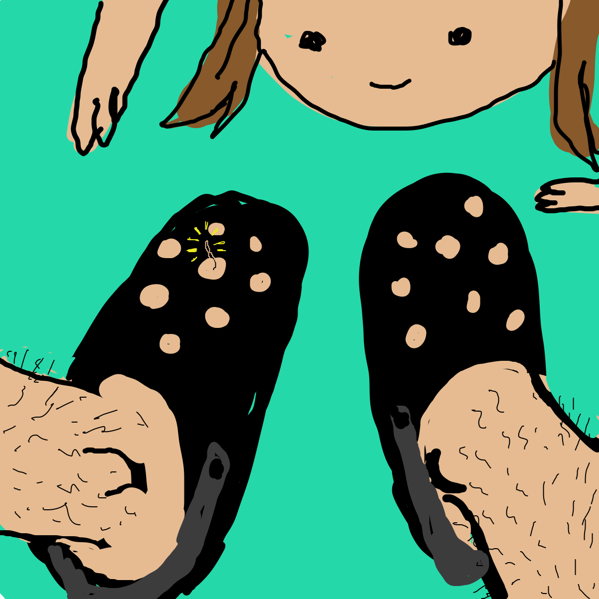 Drawing in Croc by Brenda