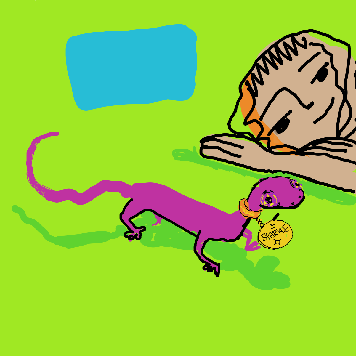 Drawing in Sparkle by Brenda