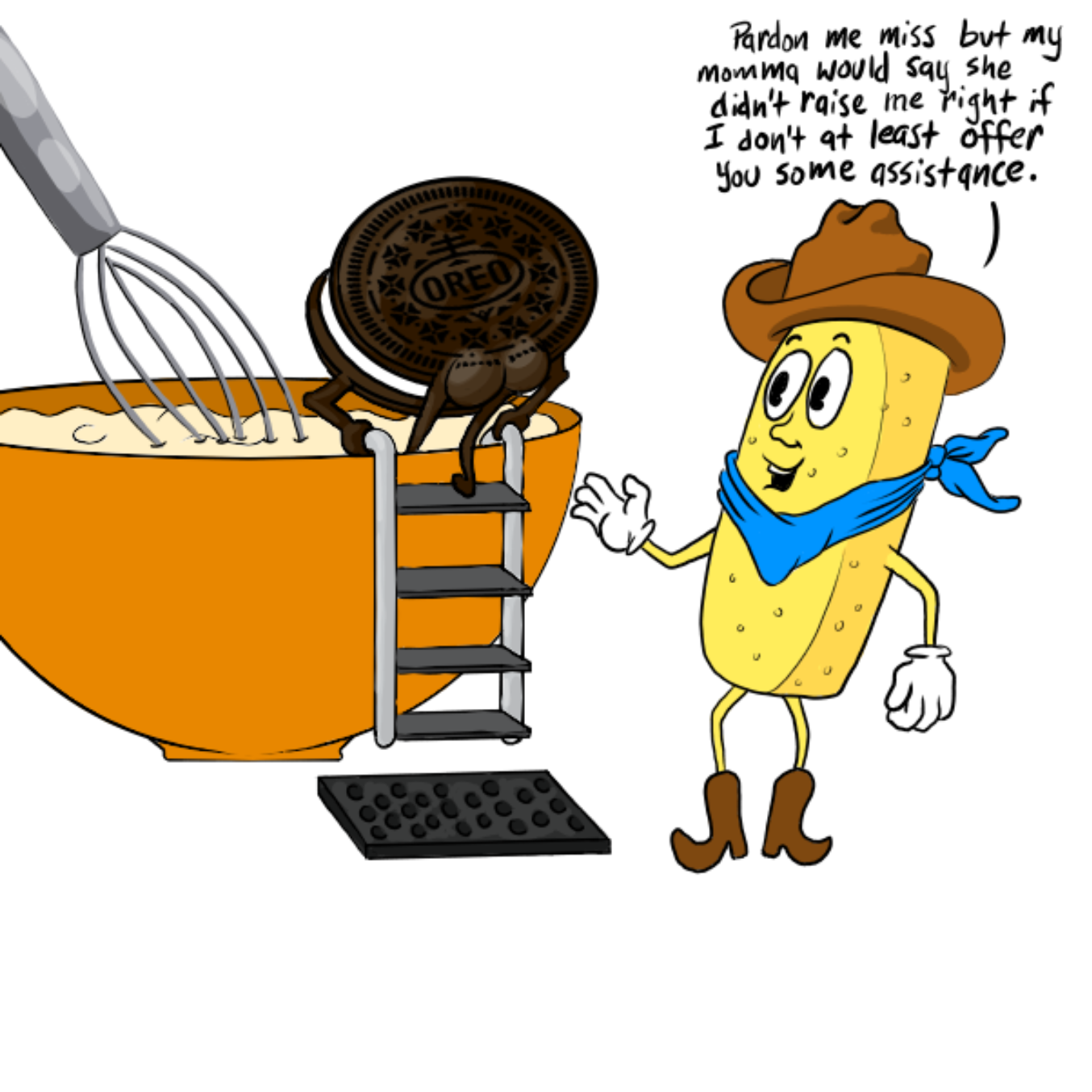  - Online Drawing Game Comic Strip Panel by Wizard Croissant