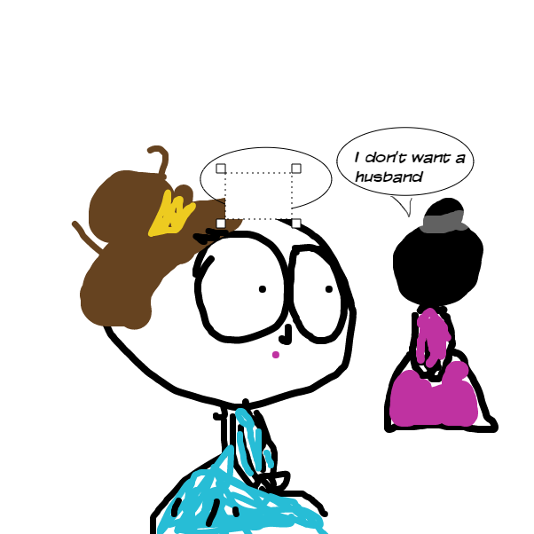 Drawing in rebel princess 2 by amanora1965