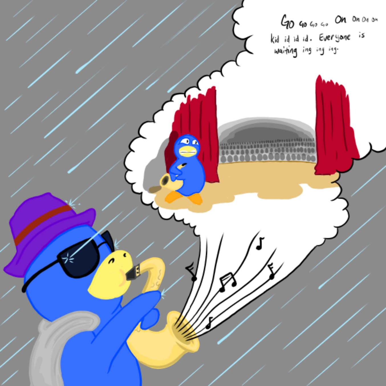  - Online Drawing Game Comic Strip Panel by Wizard Croissant