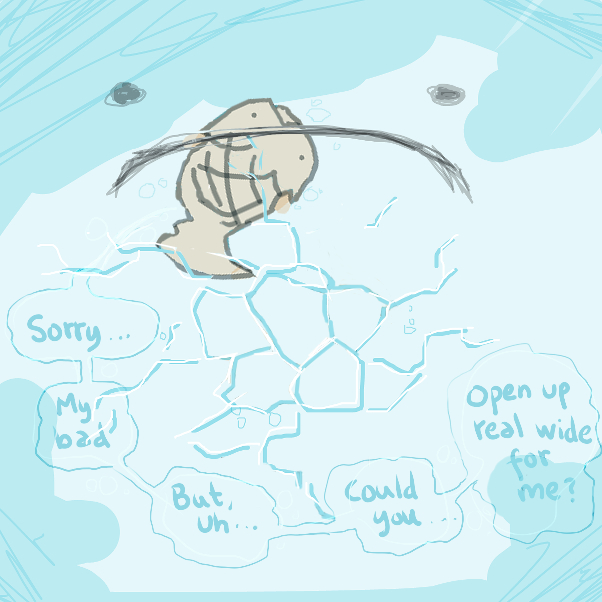 Drawing in Fido Fish by Ramora