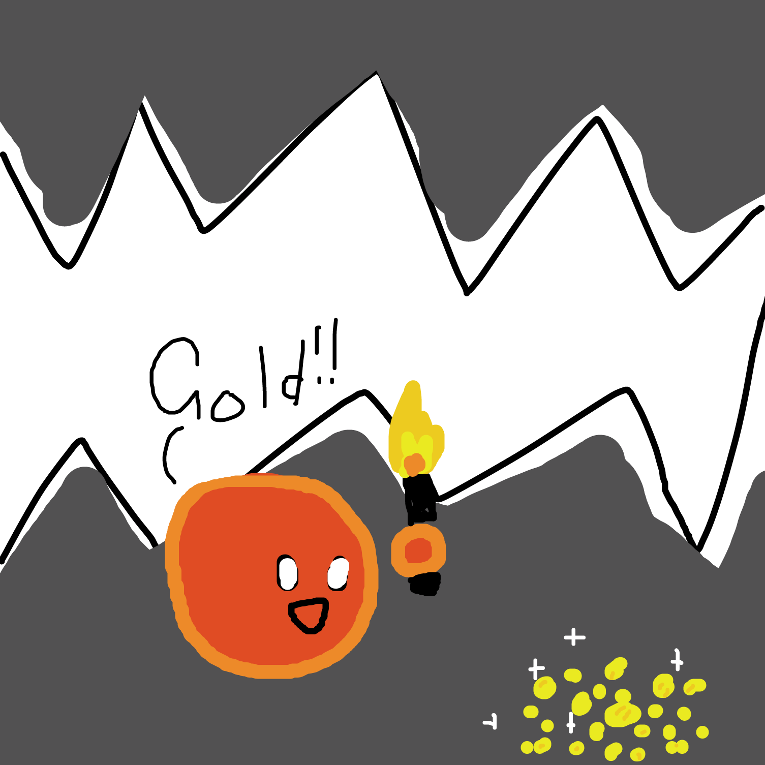 Drawing in cave by dummythicc