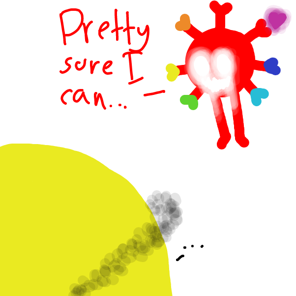 Drawing in The ACTUAL adventures of ⚫ and 🔴 by ItzAki