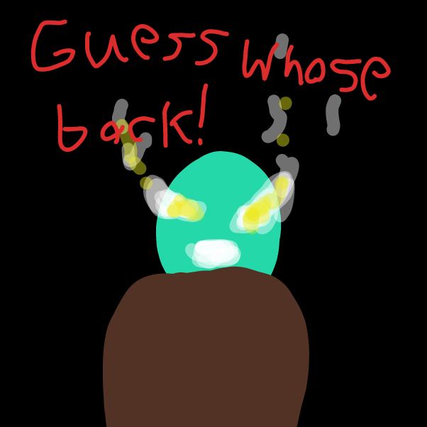 Drawing in Ya boi's bacc by Mr. Mint