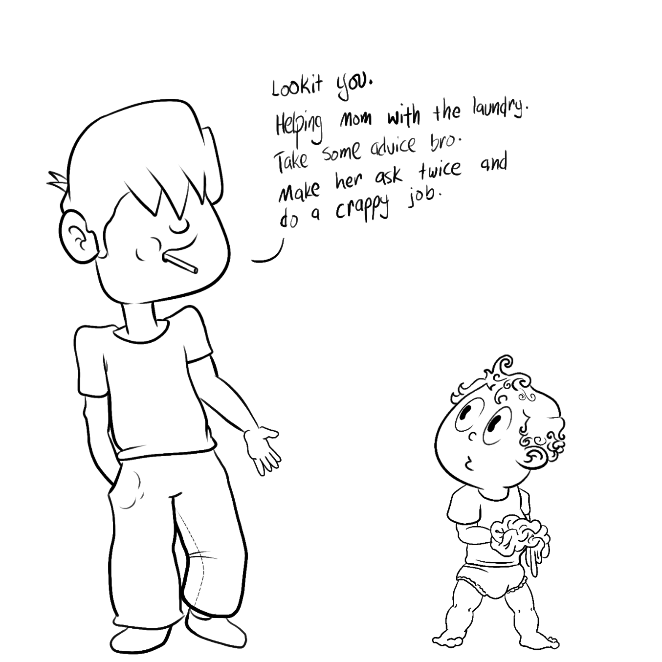  - Online Drawing Game Comic Strip Panel by Wizard Croissant