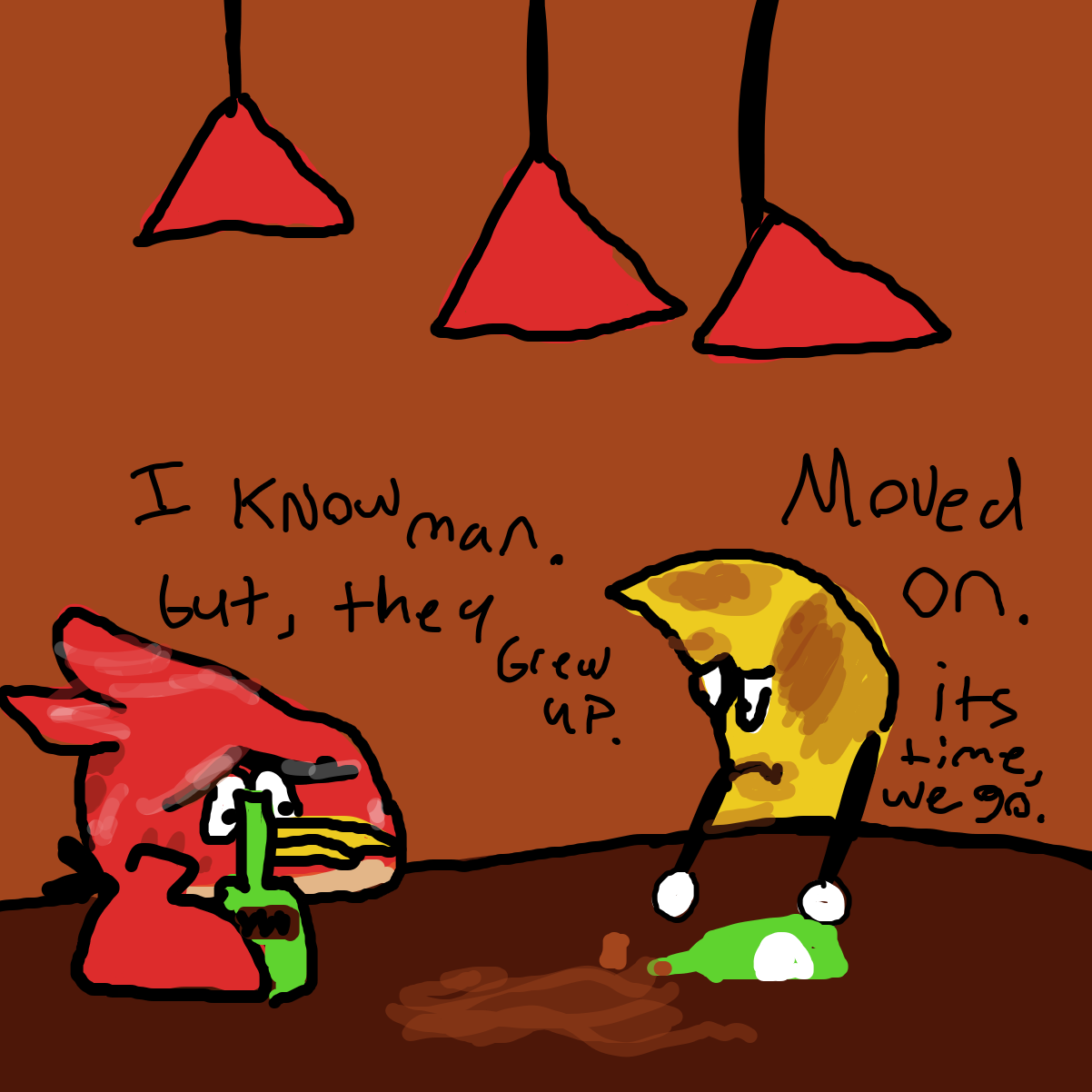 Drawing in Peanut butter jelly time! by EvanIsHere