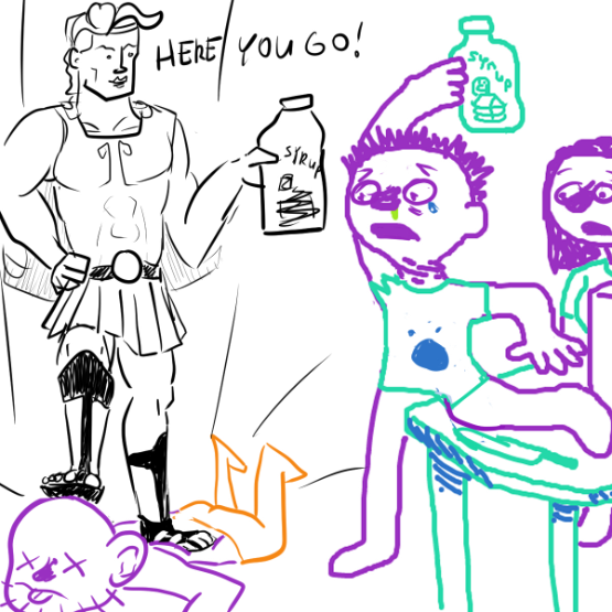  - Online Drawing Game Comic Strip Panel by Robro