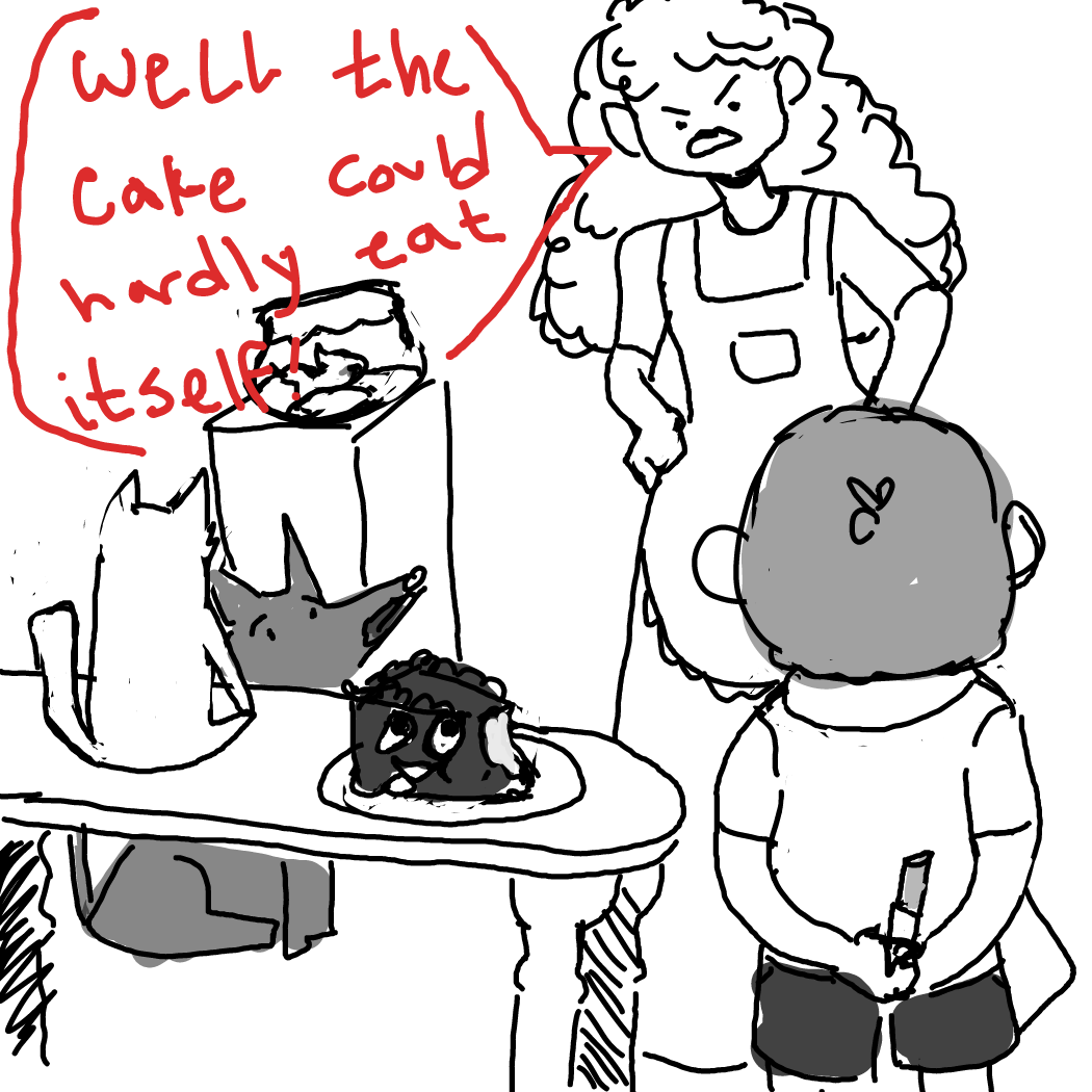 Hmm :) - Online Drawing Game Comic Strip Panel by Rednightlights