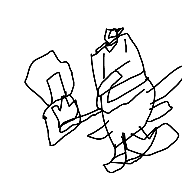 ''Hmm, What should I do to get Vocaroo to die?'' HappySquid said as he thinked about it - Online Drawing Game Comic Strip Panel by HappySquid