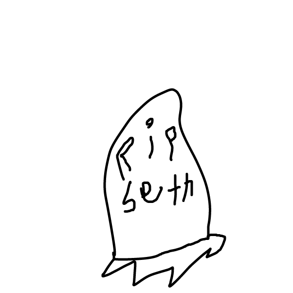 Drawing in Seth's Funeral by HappySquid