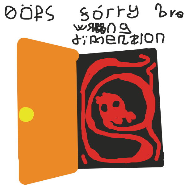 Drawing in Knock knock by Deduraptor