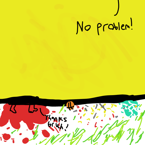 Drawing in ball on the roof by Mr. Mint