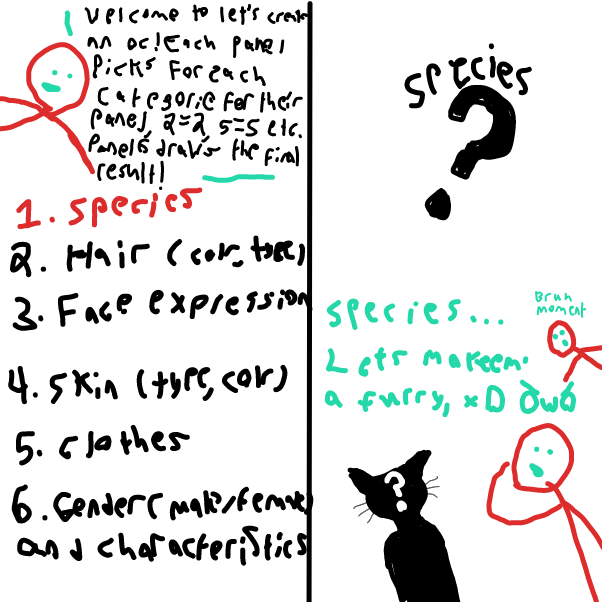 Drawing in Lets make an OC by Mr. Mint