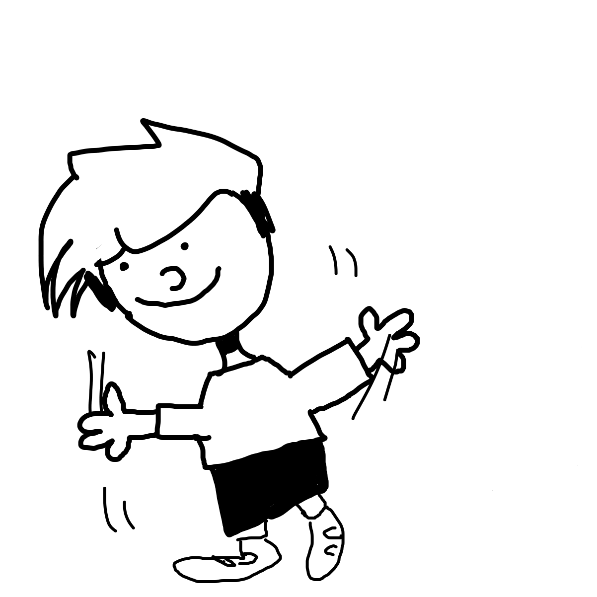 Drawing in Snoopy Dance by EvanIsHere