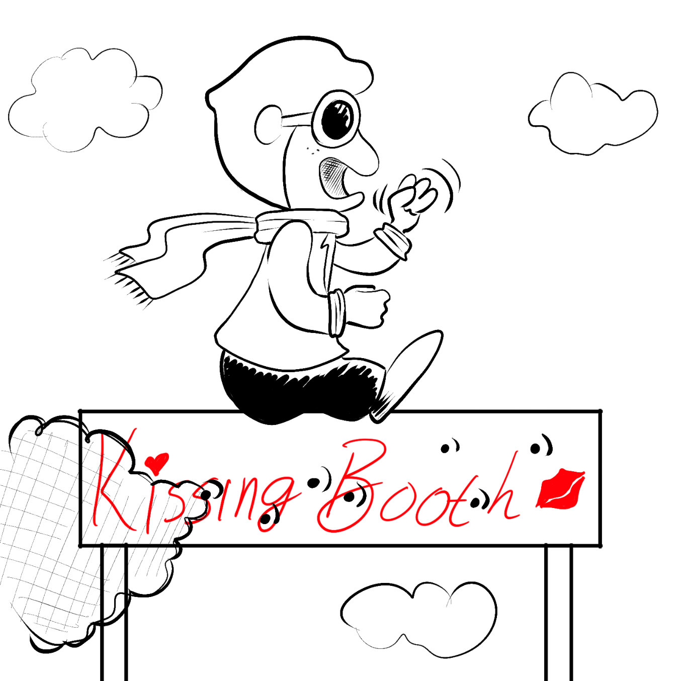  - Online Drawing Game Comic Strip Panel by Wizard Croissant