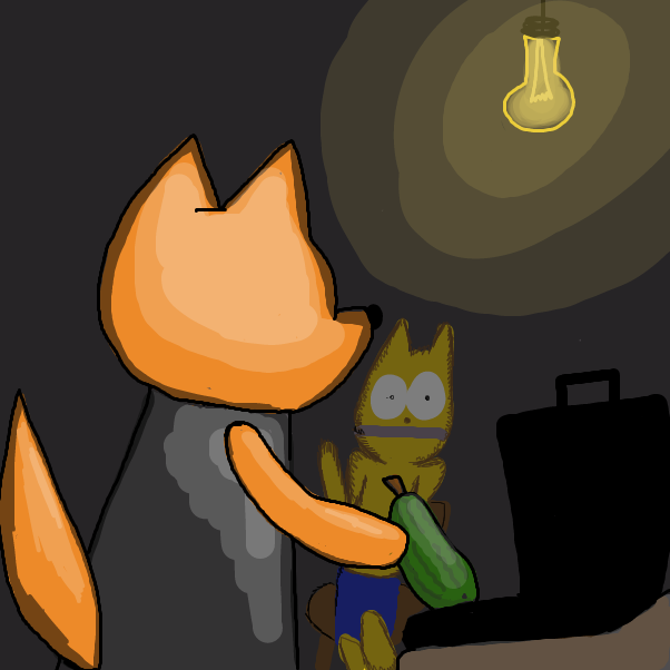 Drawing in Case by chin