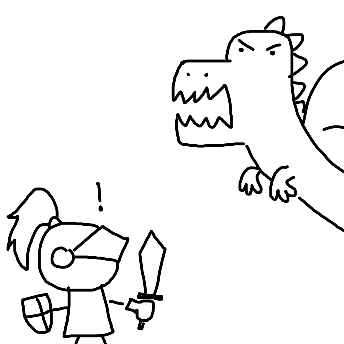  - Online Drawing Game Comic Strip Panel by CherryFlavored