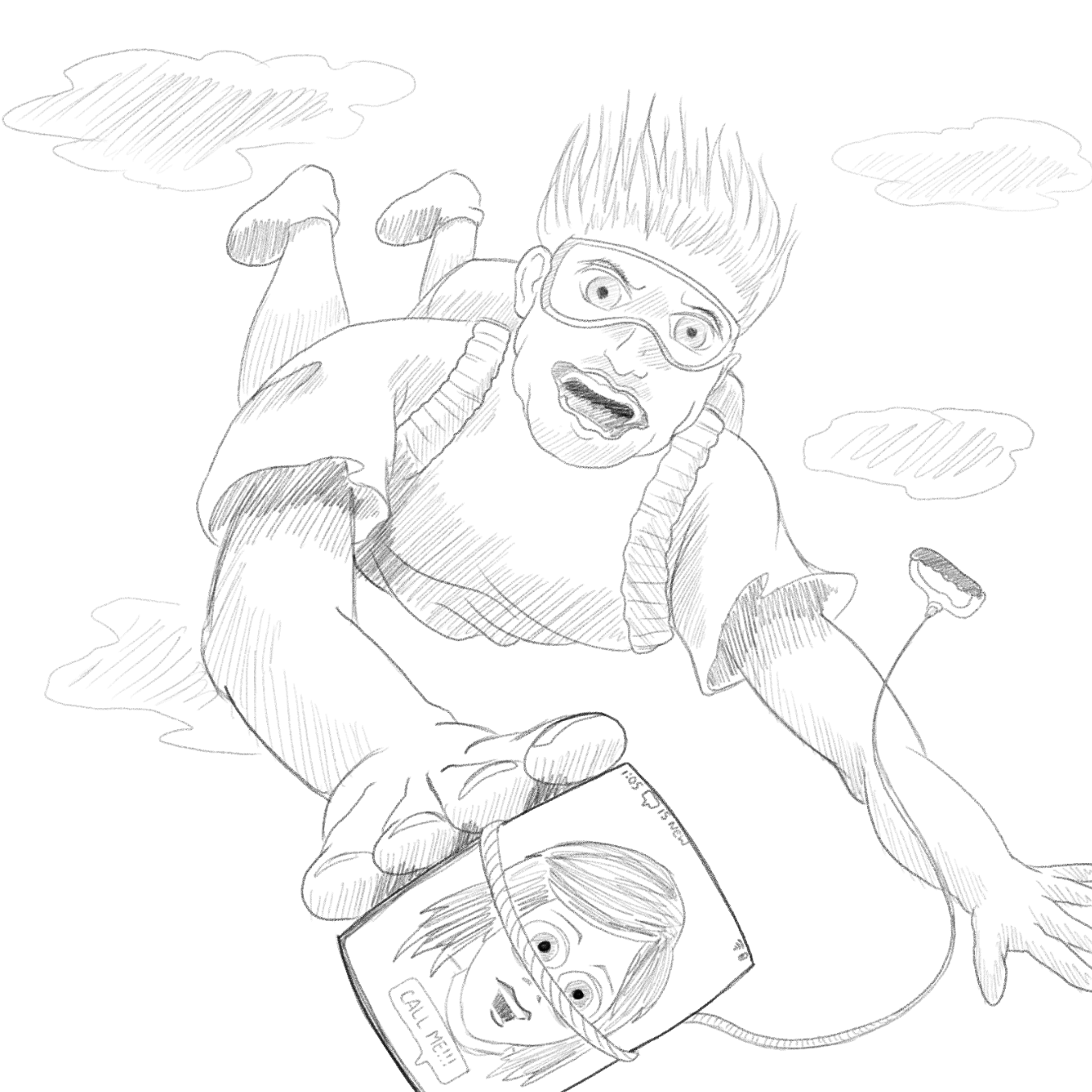  - Online Drawing Game Comic Strip Panel by Wizard Croissant