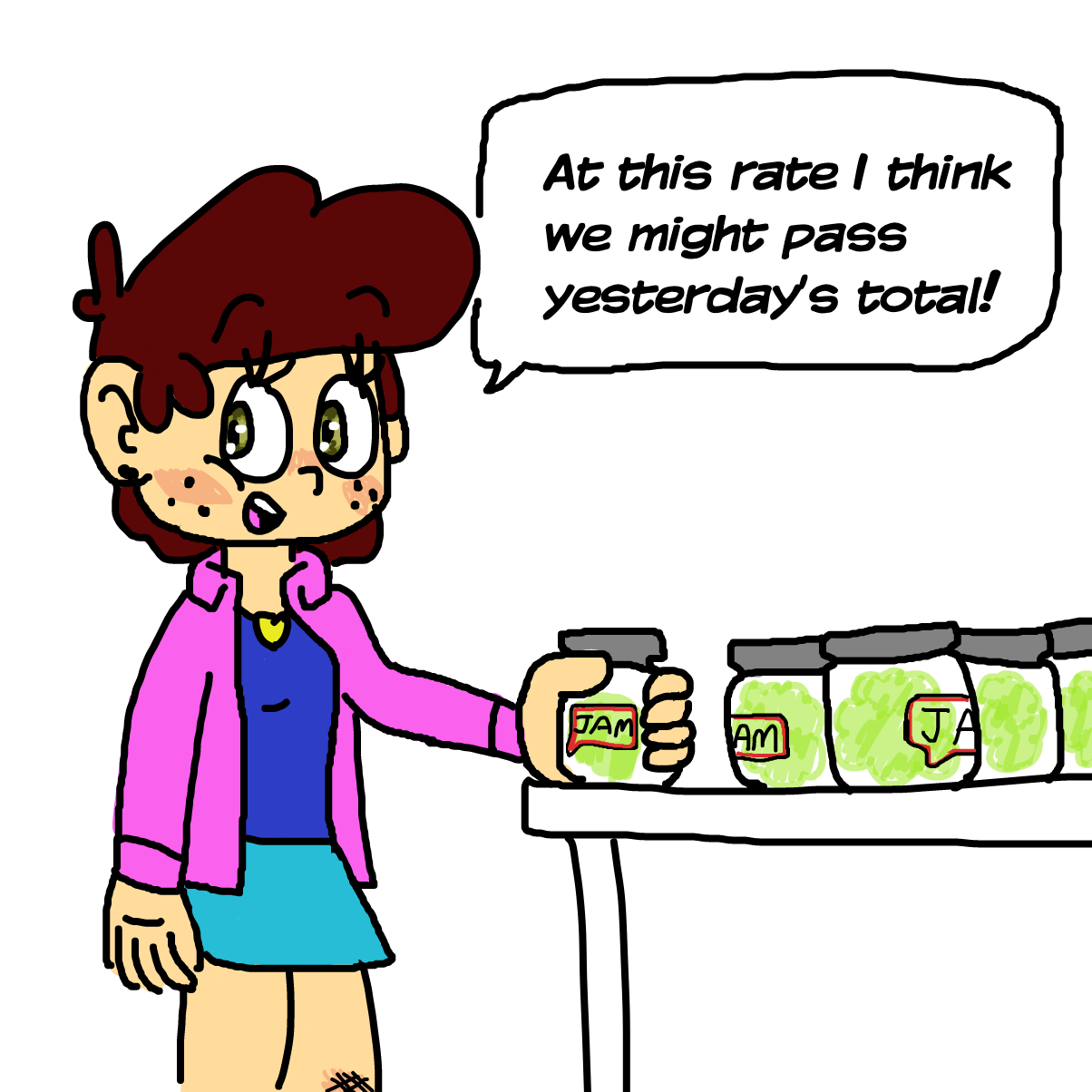  - Online Drawing Game Comic Strip Panel by CherryFlavored