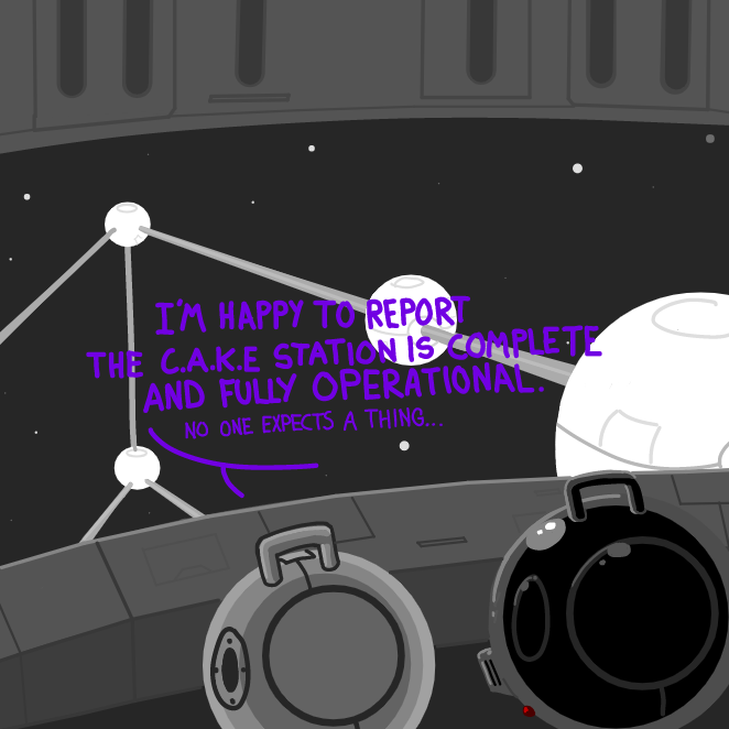 Drawing in apeture science by Cake Emoji