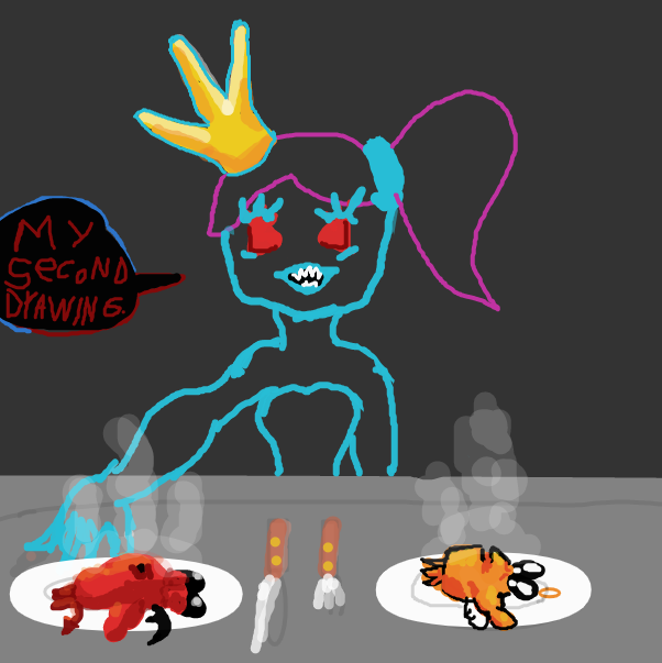 Drawing in my first drawing on paneljam by Almond Milk