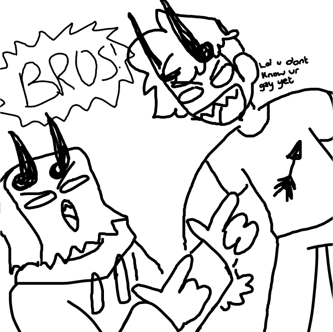 Drawing in Your ocs meet their past selves by wrecktangle