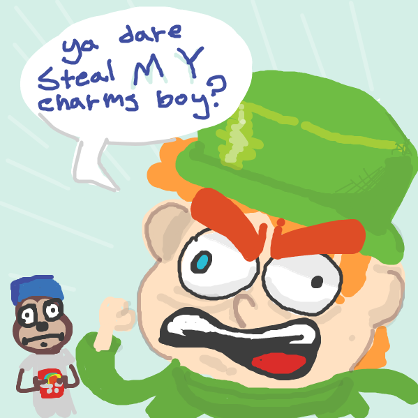 Drawing in Cereal Mascots  by DewyBob12