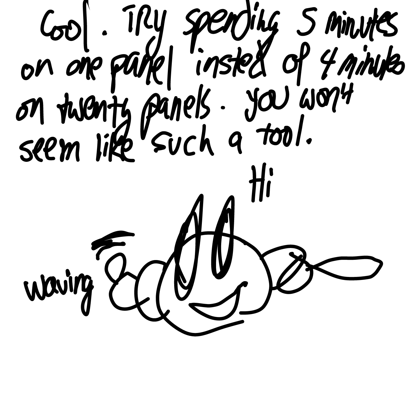  - Online Drawing Game Comic Strip Panel by Wizard Croissant