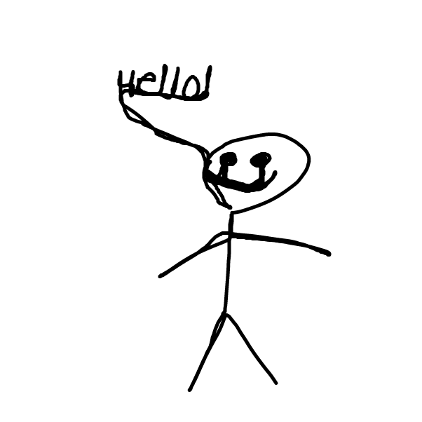 Drawing in draw a story with only one line by Mr. Mint