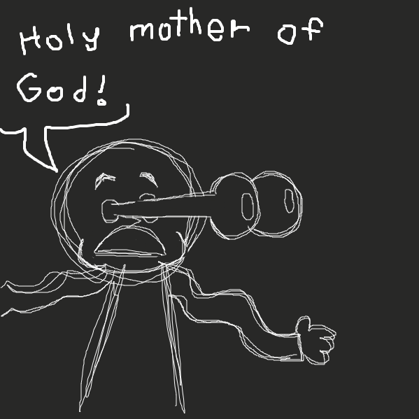  - Online Drawing Game Comic Strip Panel by NudistPeach