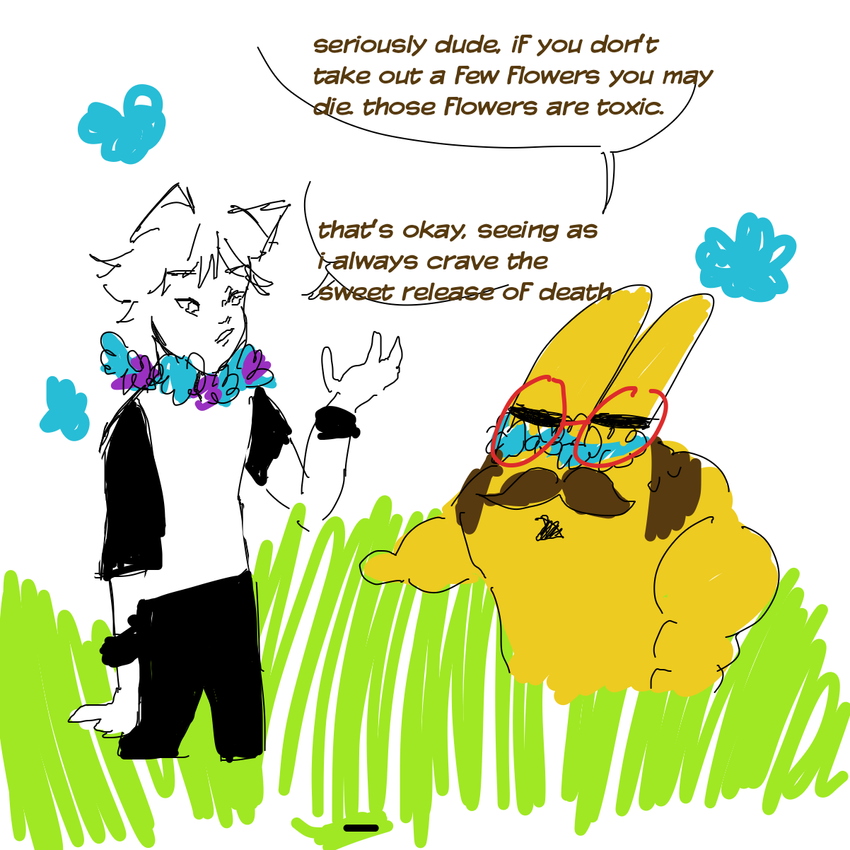 i am so sorry - Online Drawing Game Comic Strip Panel by beau