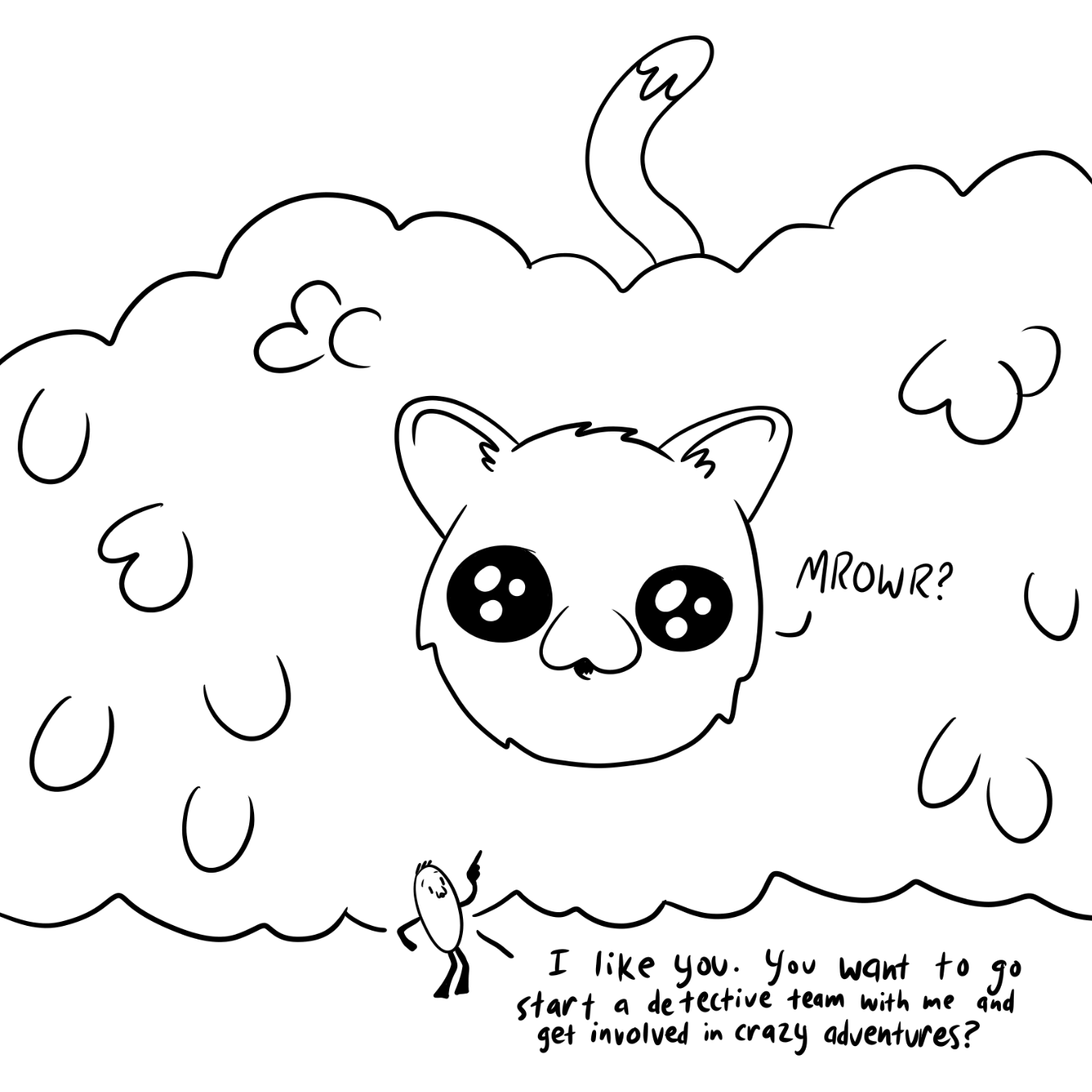  - Online Drawing Game Comic Strip Panel by Wizard Croissant