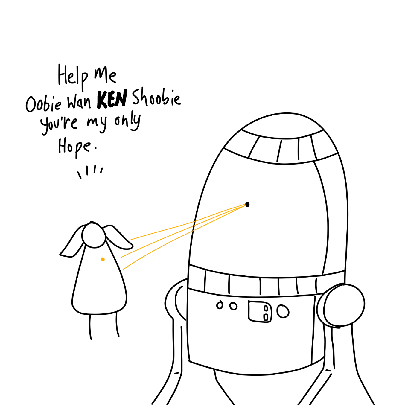  - Online Drawing Game Comic Strip Panel by Wizard Croissant