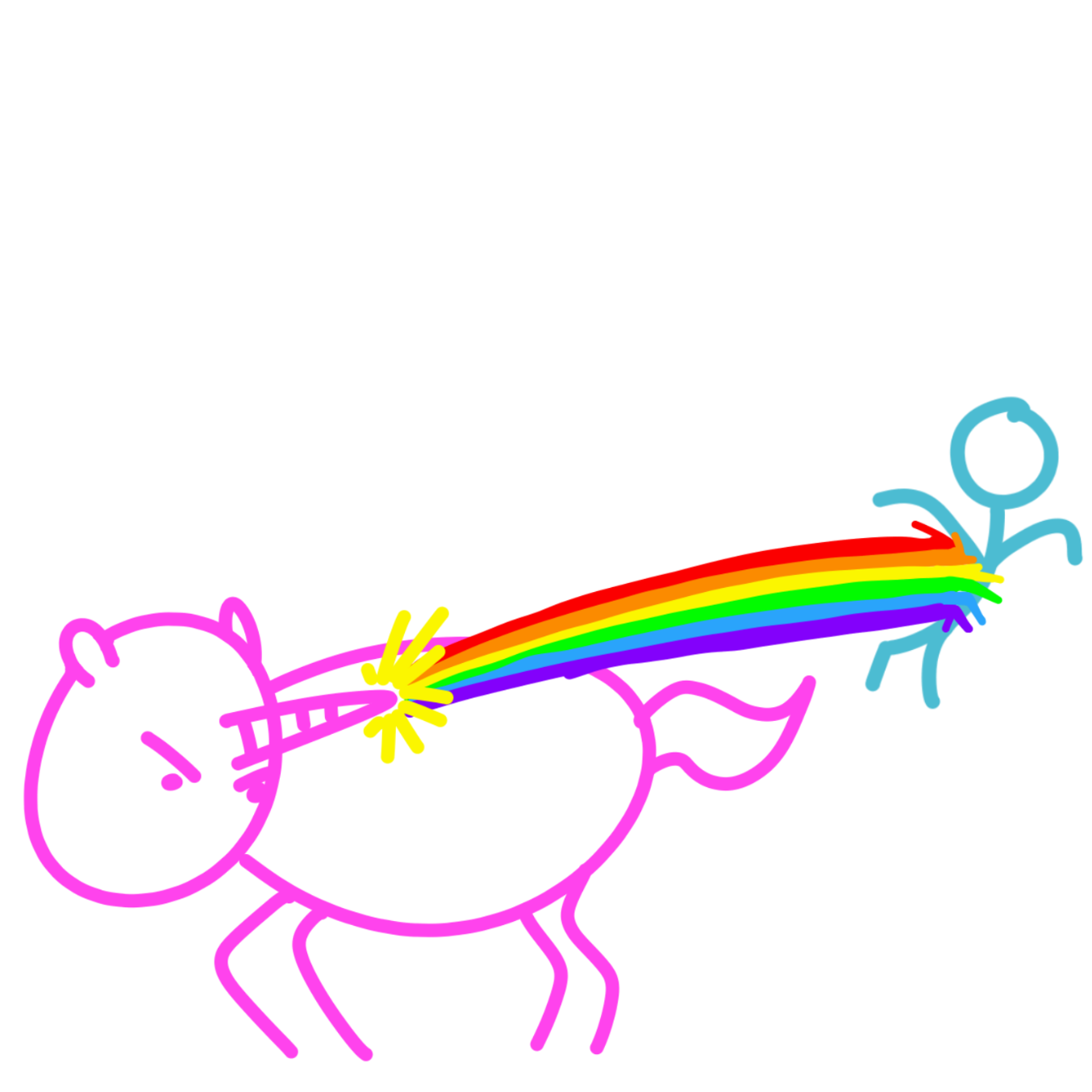 Drawing in unicorn by Wizard Croissant