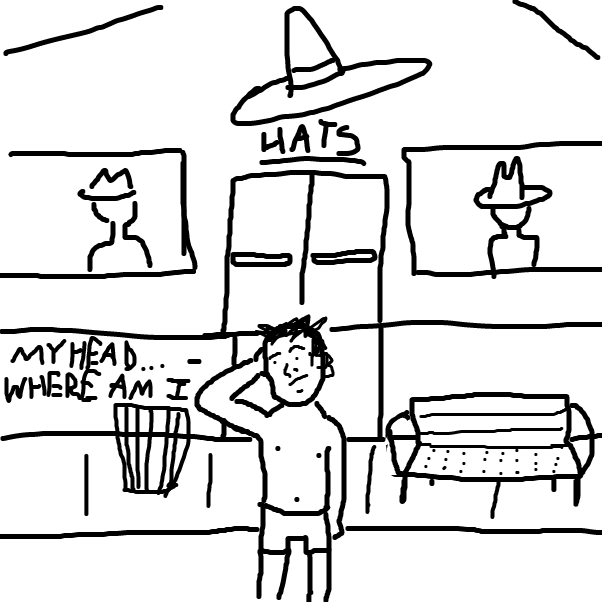 Drawing in Where am I? by JiveViking