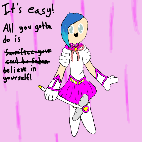 Drawing in Magical Girl Backstories by ItzAki