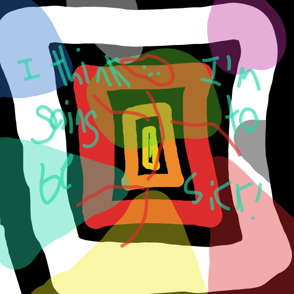 Drawing in Falling FOREVER by Mr. Mint