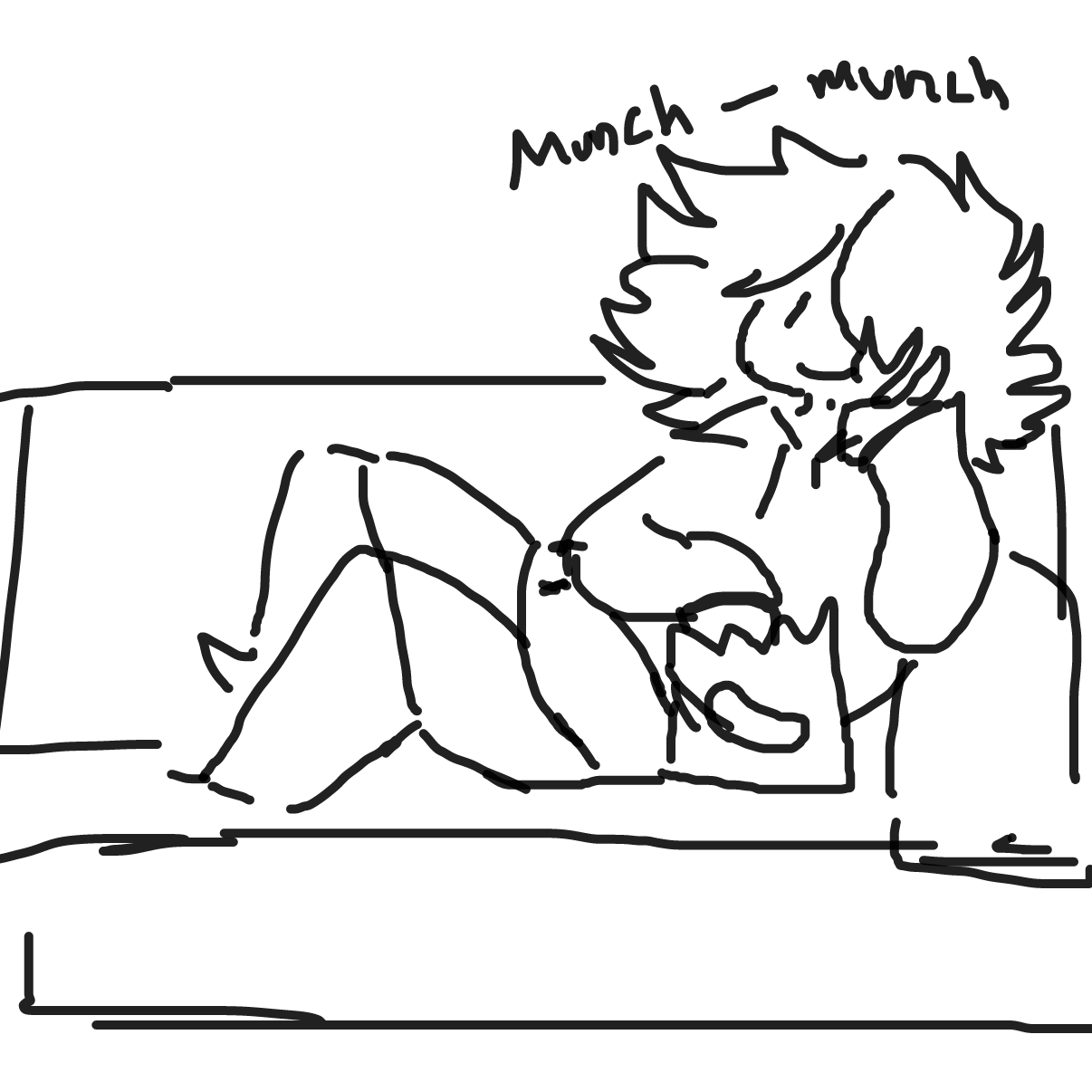 Teds stomach parasite isnt functioning right thus Ted gains weight a lot easier. wat shall happen - Online Drawing Game Comic Strip Panel by Dragonblitzx