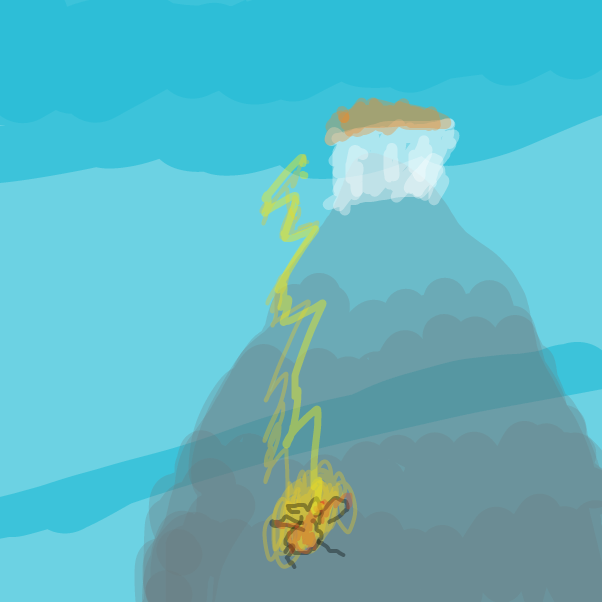 Drawing in Oh Pantheon, Olympus Is High by Fredrik