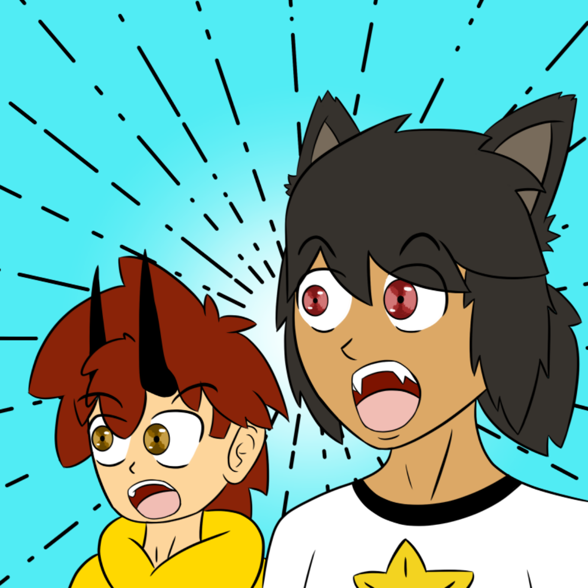  - Online Drawing Game Comic Strip Panel by CherryFlavored