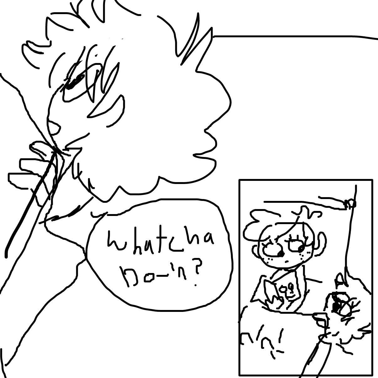  - Online Drawing Game Comic Strip Panel by Dragonblitzx