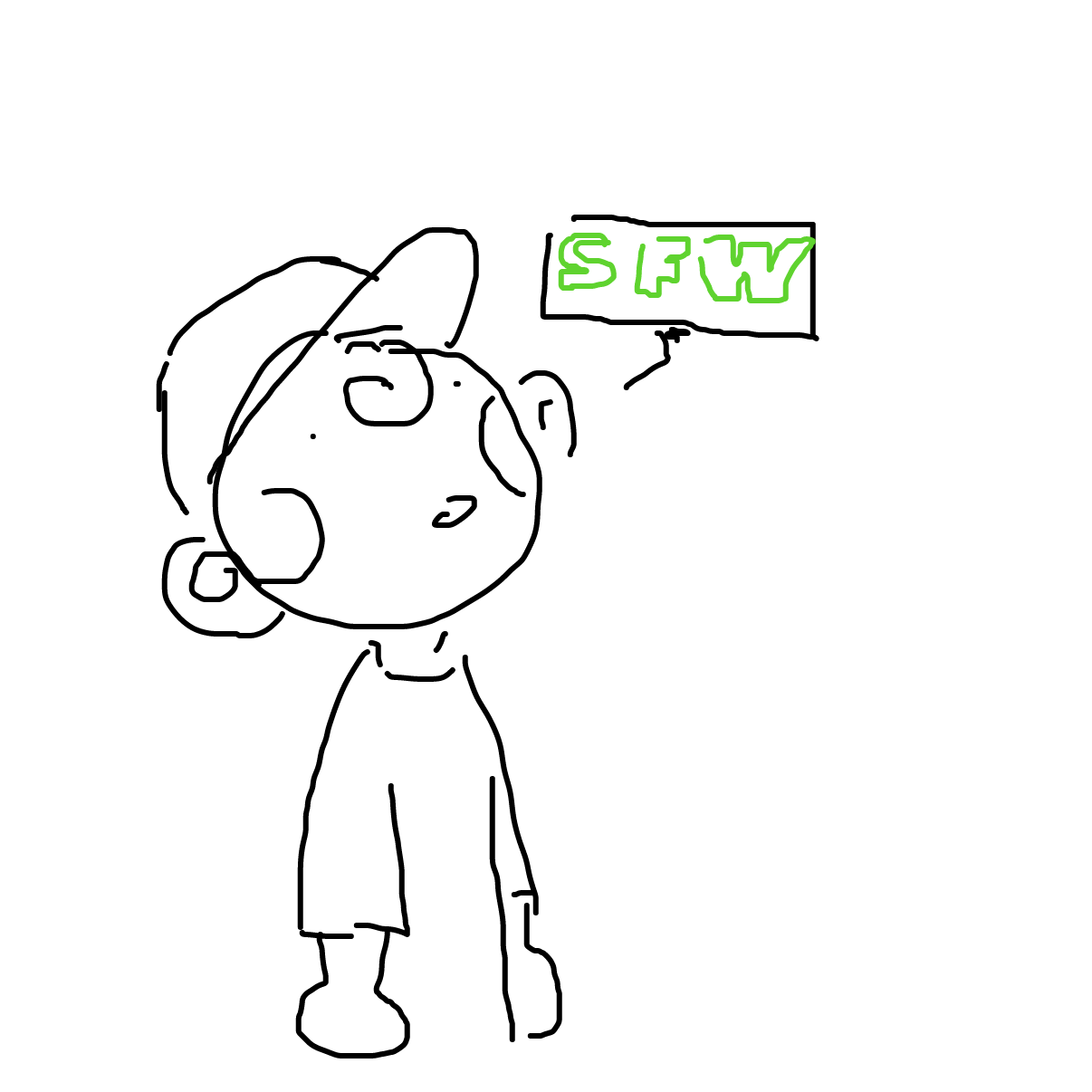 Drawing in Nothing To See Here by Dragonblitzx