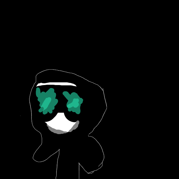 Drawing in Minty PC by souls!