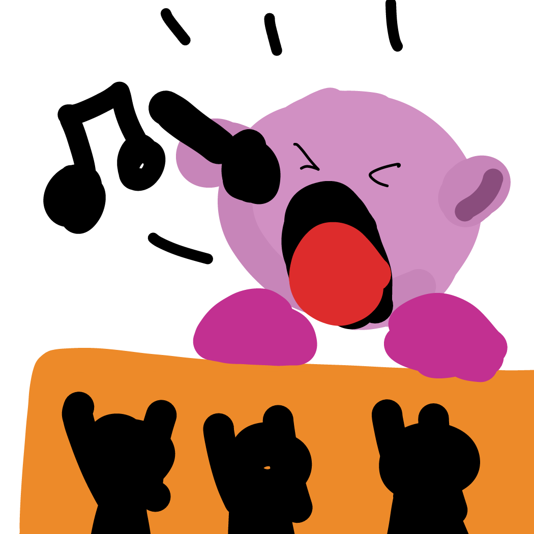 Drawing in Kirby Dance Party Part 2 by boringgoodietwoshoes